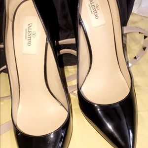 Black Studded Valentino’s Stilettos